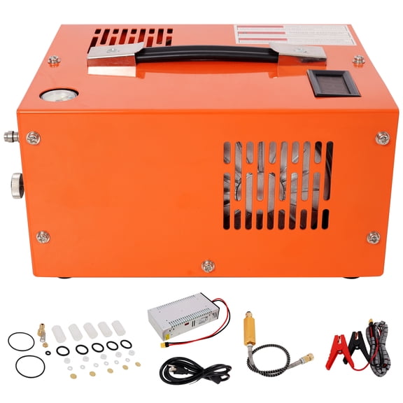 12V PCP Air Compressor 4500 PSI, Portable 110V AC Paintball Rifle Pump