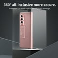 thumbnail image 6 of for Samsung Galaxy Z Fold 3 Rugged Case, Plating PC Luxury All-Inclusive Magnetic Hinge Protection for Galaxy Z Fold 3 Case with Built-in Screen Protector & Hidden Kickstand, Rosegold, 6 of 7