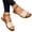 Beige, variant on Women Open Toe Roman Flat Sandals Non Slip Comfortable Spring Summer Beach Casual Versatile,Brown