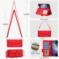 thumbnail image 2 of Allytechgroup for Galaxy Z Fold 7 Wallet Case for Girls Women, PU Leather Crossbody Strap Cards Slots Shockproof Protective S Pen Holder Mini Carrying Bag Case for Samsung Galaxy Z Fold 7, Red, 2 of 8