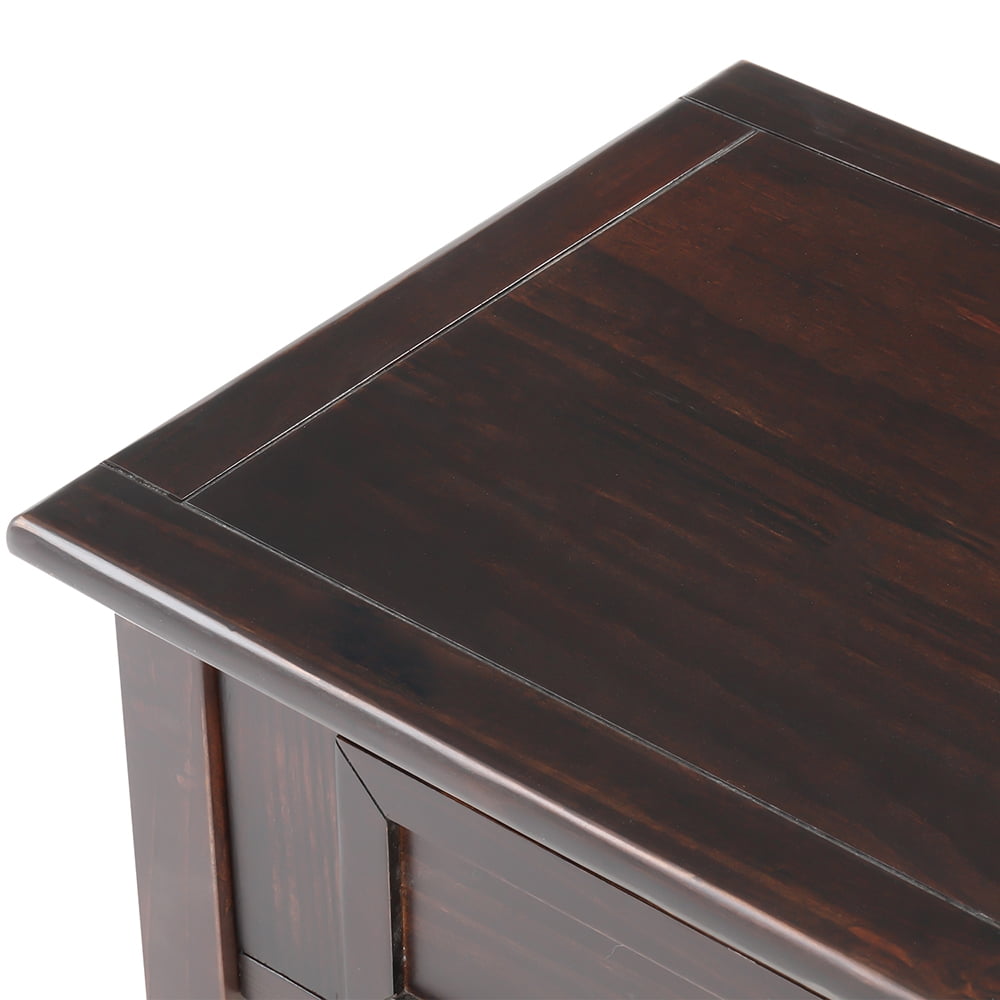 Lowestbest Classic Console Table, Bottom Shelf Console Sofa Table, Entryway Accent Sofa Table with 2 Drawers, Espresso Lowestbest Classic Console Table, Bottom Shelf Console Sofa Table, Entryway Accent Sofa Table with 2 Drawers, Espresso