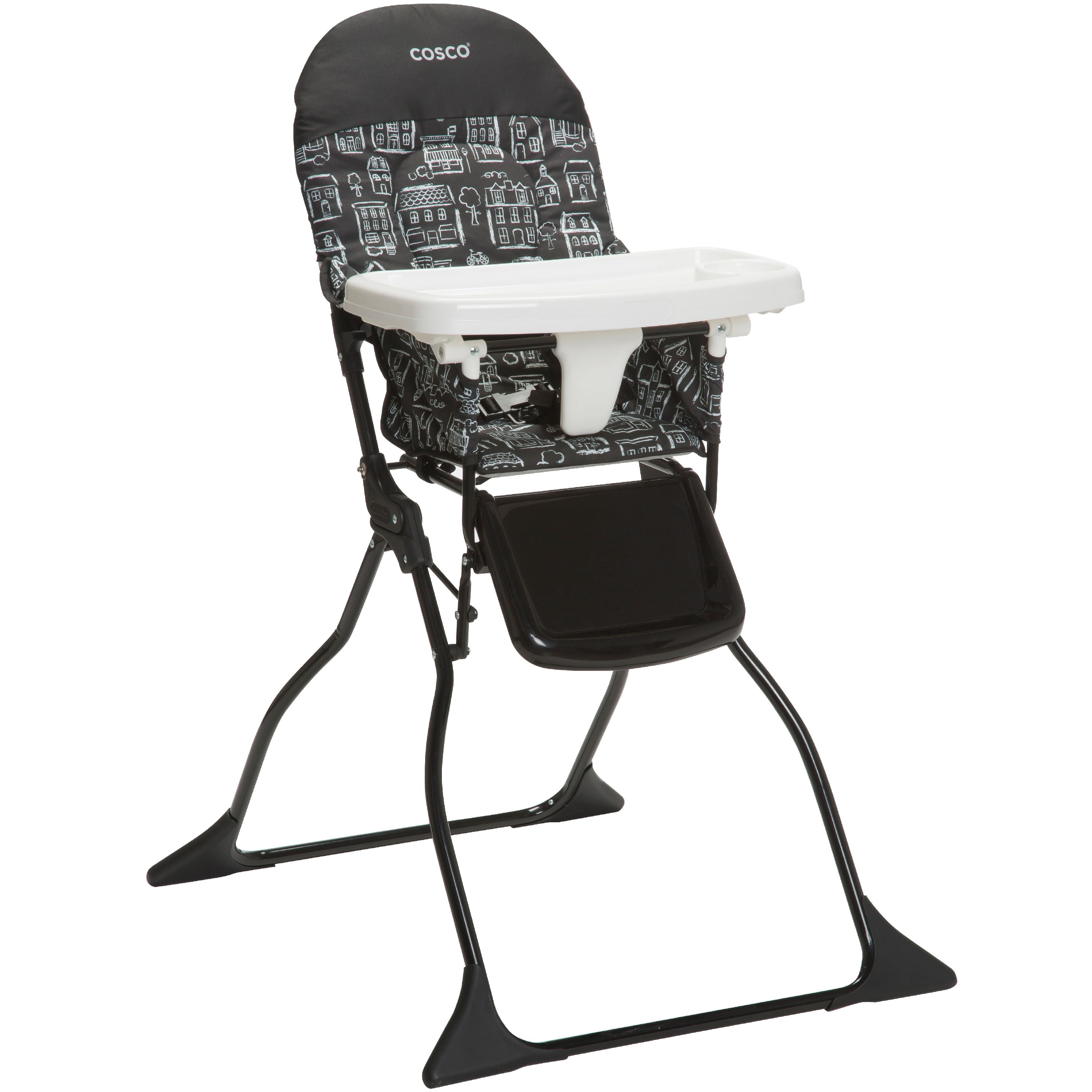Folding Posey Pop for Toddlers Kid Eat Padded Seat Cosco Simple Fold High Chair