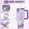 thumbnail image 3 of Inspirational Awesome Gifts For Women - Motivational Birthday Mothers Day Gifts for Mom Nurse Teacher Her, 40oz Insulated Stainless Steel Tumbler with Handle and Straw Lid Mug Cup, 3 of 6