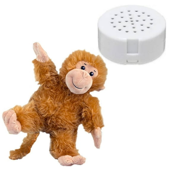 Cheeky Monkey 16 inch with Recorder – Fun Plush Toy for Recording Messages, Perfect Gift