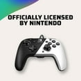 thumbnail image 2 of Faceoff™ Deluxe+ Audio Wired Controller: Black & White, 2 of 9