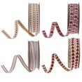 thumbnail image 3 of SPRING Cotton Ribbon Gift Wrapping Ribbon Decoration Handmade Yarndyed Jacquard A, 3 of 9