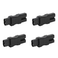 thumbnail image 3 of Adaptador de corriente para computadora, 4 piezas IEC320 C8 a IE IE Adaptador de toma de corriente IE IE Adaptador de corriente construido para el futuro, 3 of 8