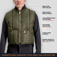 thumbnail image 3 of RefrigiWear Iron-Tuff Vest - Extreme Cold Protection, Water-Repellent, Wind-Tight, Durable Workwear, 3 of 6