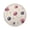Pink and Purple Dandelions, variant on 15.4" Round Placemat Set of 1 Polyester Fabric Place Mats Non-Slip Dining Kitchen Table Mats for Kitchen Party Decor Lily Motifs Pattern