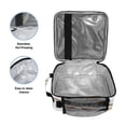 thumbnail image 3 of Insulated Square Lunch Bag with Side Mesh Pocket Fashion Lunch Box Reusable Lunch Tote 10.5" x9.5" x3.5" Dogs in Various Poses, 3 of 6