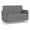Gray, variant on Siena 2-Seat Lounge Reception Tandem Seating / Brushed Steel Legs / Light Gray