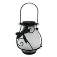 thumbnail image 2 of Fiudx Farol de Jardín, Luz Inteligente con Energía Solar, Efecto Llama Realista, Resistente Al Agua, de Metal y Vidrio, para Decoración de Exteriores, para Jardín, Terraza, Tamaño 16 X 13 X 13 Cm., 2 of 2