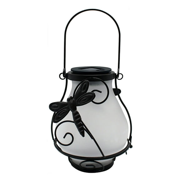 Wovilon Solar Garden Light Butterfly Bird Lantern Outdoor Waterproof Garden Villa Decorative Hanging Light