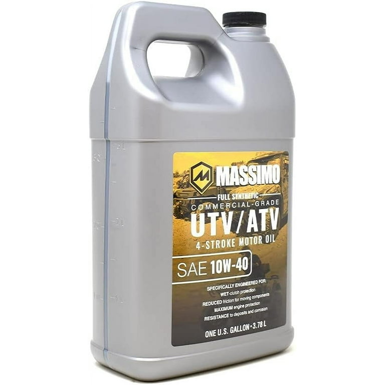 Massimo 10W-40 Full Synthetic Oil, High Mileage, Severe-Service