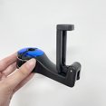thumbnail image 3 of Ganchos de asiento de coche para monederos y bolsos con soporte para teléfono, organizador de almacenamiento universal para reposacabezas de coche, gancho para colgar con cerradura, rotación de 360° ShuxiuWang 1327537050544, 3 of 5