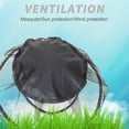 thumbnail image 3 of LJNYFDC Polyester Head Net Fishing Head Net Breathable Fine Mesh Flying Insect Protection Suitable for Men and Women Outdoor Activities Hiking Camping Climbing Face Netting, 3 of 6