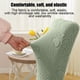 thumbnail image 4 of Funda de silla elástica de punto con diseño de pata de gato | Franela jacquard gruesa | Diseño de una sola pieza con volantes | Funda elástica para silla de comedor para decoración del hogar, 4 of 6
