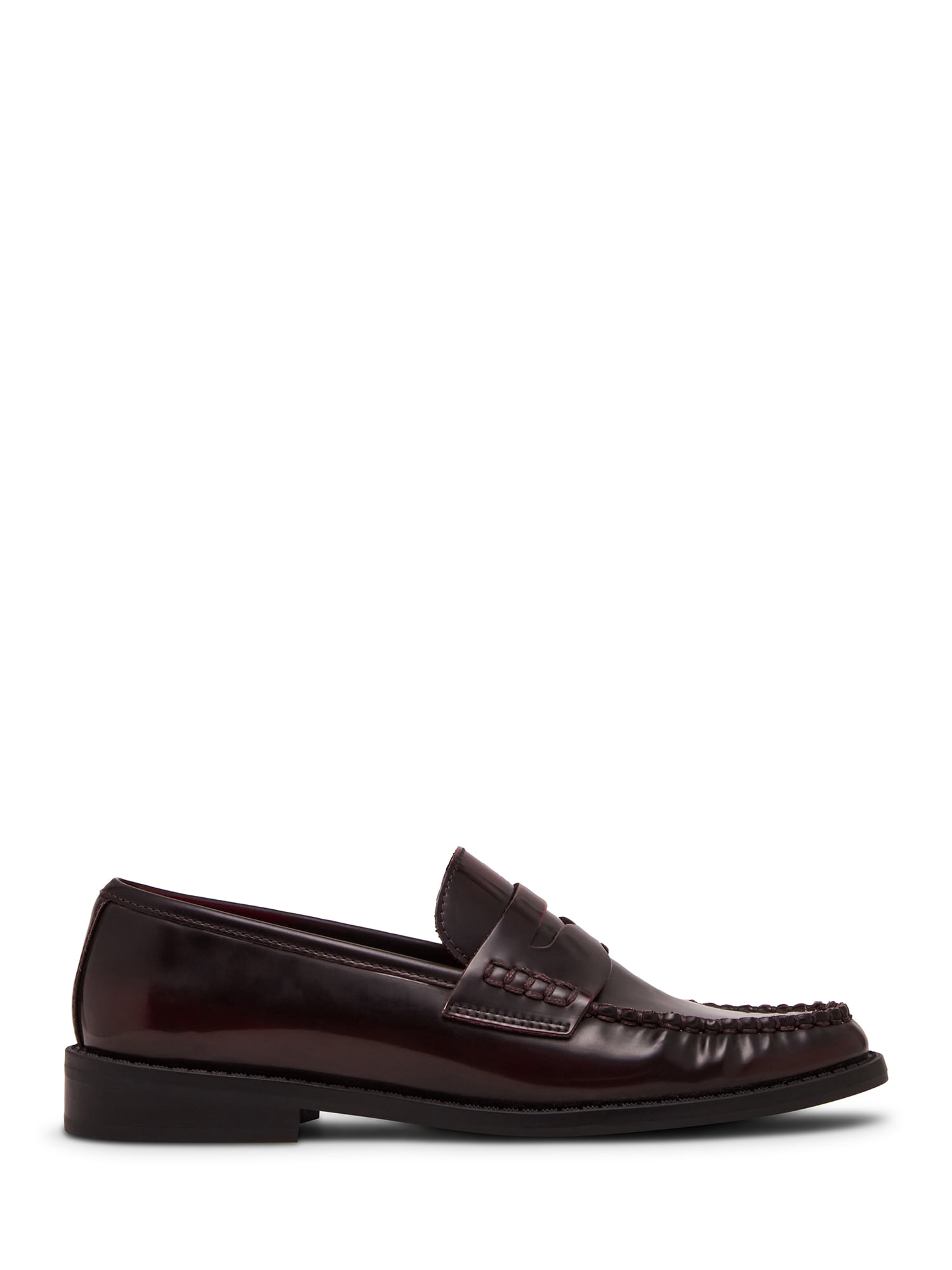 Madden Girl Women's Prep Slide On Loafer with Pleated Toe