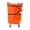 Orange, variant on Hearth & Gear Accelerateh Bag 2 In 1 Shopping Bag Folding Green Bag Portable Foldable Shopping Cart Trolley Bag With Wheels Travel Packing Bags for Shoes Roll Organizer Camping Vacuum Laundry Bags
