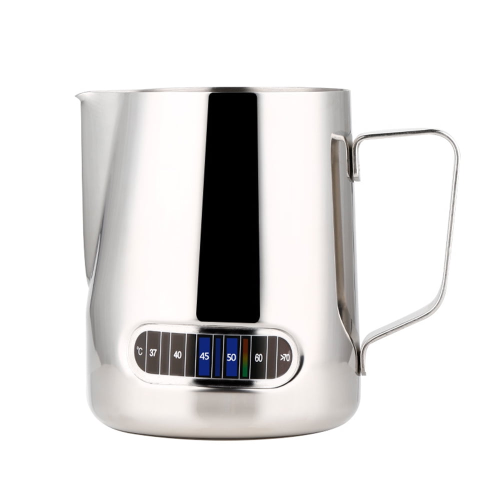 Espresso Steaming Pitchers Stainless Steel Espresso Milk Frothing Pitcher With Thermometer