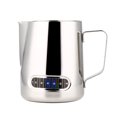 thumbnail image 1 of Graflsoa L-BEANS 600ml Silver Stainless Steel Coffee Art Pitcher with Temperature Indicator, Non-Slip Base, and Ergonomic Handle for Perfect Latte Creations, 1 of 6