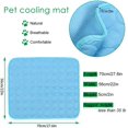 thumbnail image 3 of Cooling Mat Pad for Dogs Cats Ice Silk Mat Cooling Blanket Cushion for Kennel/Sofa/Bed/Floor/Car Seats Cooling (Dog Cooling mat-Blue), 3 of 5