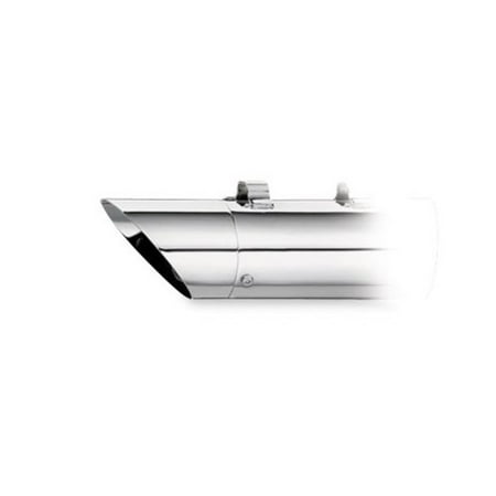Slash Cut End Cap - SuperTrapp 108-8027 End Cap - Chrome - Slash Cut