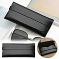 thumbnail image 2 of Leather Glasses Soft Reading Sunglasses Storage Eyewear Holder Protective Pouch Organizer, 2 of 7