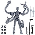 thumbnail image 1 of Regalo de Navidad 2024 - (Ensamblaje completado) Juego de figuras de acción T13, Figura de acción de robot Titan 13, Impreso en 3D Multi-Jointed Movible, Dummy 13 Lucky 13 Regalo para amantes de los, 1 of 6
