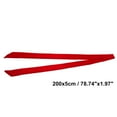 thumbnail image 4 of Unique Bargains 1 Pc Scarf Headband Solid Color Neck Scarf for Women Wine Red, 4 of 5