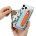 thumbnail image 3 of ShellTech for iPhone 15 Wallet Case Cover Slim Stand Credit Card Holder Slot TPU Hand Strap for iPhone15 Case Women Men,Skyblue, 3 of 14