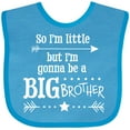 thumbnail image 3 of Inktastic So I'm Little, but I'm Going to Be a Big Brother Boys Baby Bib, 3 of 4
