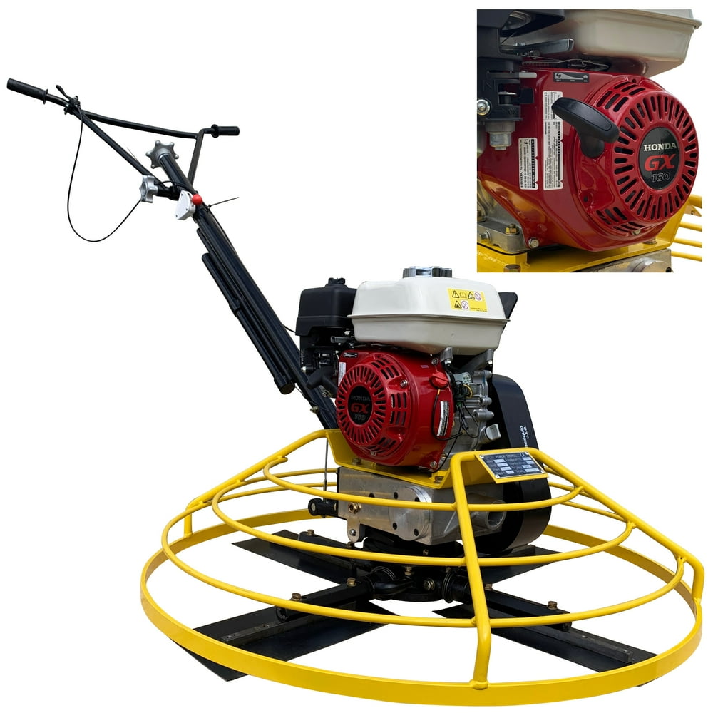 HEAVY DUTY 36" Honda Gx 160 Series Walk Behind Power Trowel Concrete