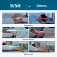 thumbnail image 2 of Nuzzle Cooling Adjustable Pillow for Side Sleepers, Luxury Standard Size Bed Pillow Hotel Collection - Best Adjust Height Soft Fi, 2 of 8