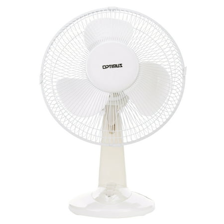 Optimus 12 Oscillating Table 3 Speed Fan Model F 1230a White