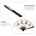 thumbnail image 2 of Abanico plegable de bambú, abanico plegable decorativo para hombre, abanico de pintura tradicional china, 2 of 3