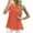 Orange, variant on XFLWAM Women's Sleeveless Chiffon Tank Top Double Layers Casual Blouse Tunic Summer Crew Neck Solid ColorComfy Shirts