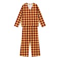 thumbnail image 6 of Hvogkswy Pajamas for Women Set Long Sleeve V Neck Tops and Drawstring Pockets Trousers Oversized 2 Piece Outfits Lightweight Breathable Casual Lounge Sets, 6 of 6