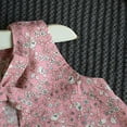 thumbnail image 2 of LMTODLFG Baby Girl Clothes Toddler Kids Baby Girls Floral Bowknot Vest T-Shirt+Shorts Outfits Clothes Set Matching Set Pink 4-5 Years, 2 of 7