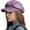 Purple, variant on Leather Beret Hats for Women 8-Panel Retro Painter Hats Wide Brim Trendy Newsboy Caps Fall Winter