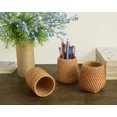 thumbnail image 3 of Handmade makeup brush holder，Pencil Holder for desk, Rattan Pen Cup(Cylinder)-3 Shape, 3 of 6