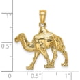 thumbnail image 3 of 14K Yellow Gold 3-D Camel Charm (27.6 X 26) Made In United States k6580, 3 of 5