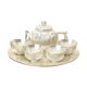 thumbnail image 1 of Juego de 6 tazas de té de aleación de zinc para bodas, aniversarios en tu hogar u oficina., 1 of 9