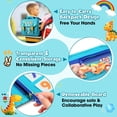 thumbnail image 5 of Freybli Tablero ocupado para niños pequeños Juguetes Montessori para niños de 1 a 3 años Regalo de cumpleaños Aprendizaje educativo Libro ocupado para niños pequeños 1-3 Tablero ocupado para niños peq, 5 of 5