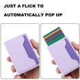 thumbnail image 5 of for iPhone 7 Plus/8 Plus 2 In 1 Detachable Magnetic Card Slots Back Case, PU Leather RFID Blocking Kickstand Fashion Shockproof Protective Phone Case Cover for iPhone 7 Plus/8 Plus, Purple, 5 of 10