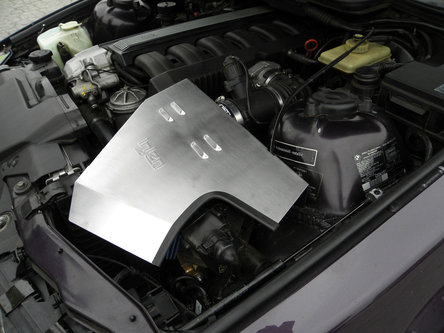 Injen 92-99 BMW E36 323i/325i/328i/M3 3.0L Black Air Intake w/ Heat-Shield and Top Cover Fits select: 2021 TOYOTA TUNDRA DOUBLE CAB SR/SR5