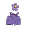 thumbnail image 4 of Mono con tirantes de pierna ancha Perfecl para muñecas de 5,91'' Violeta, 4 of 8
