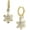 Gold-01, variant on Gold Silver Small Hoop Dangle Earrings for Women, Trendy Dainty Rhinestone CZ Dangling Prom Wedding Leaf Flower Snowflake Butterfly Starfish Fashion Jewelry Gift