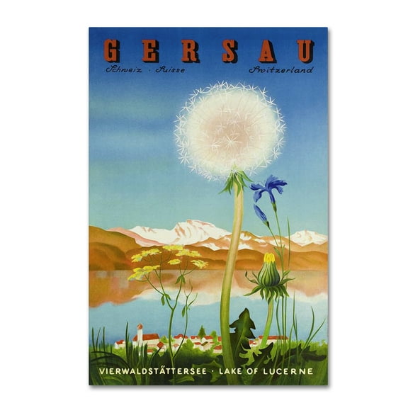 Trademark Fine Art 'Travel 18' Canvas Art by Vintage Lavoie