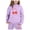 Purple, variant on Kids Girls Tracksuit Clothes Set Child Toddler Boys Long Sleeve Solid Warm Hoodie Pullover Tops Pants Outfits Sweat Suit Casual Outfits Set 2-3 Years